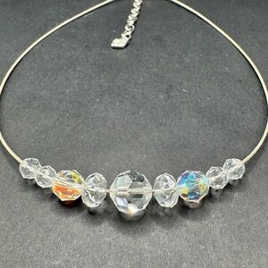 SWAROVSKI Faceted AB Crystal Necklace